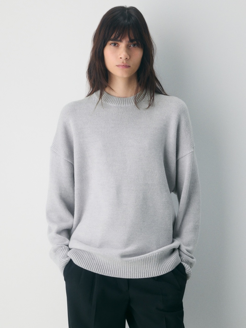 Aritzia Chunky Merino Wool Crew Sweater